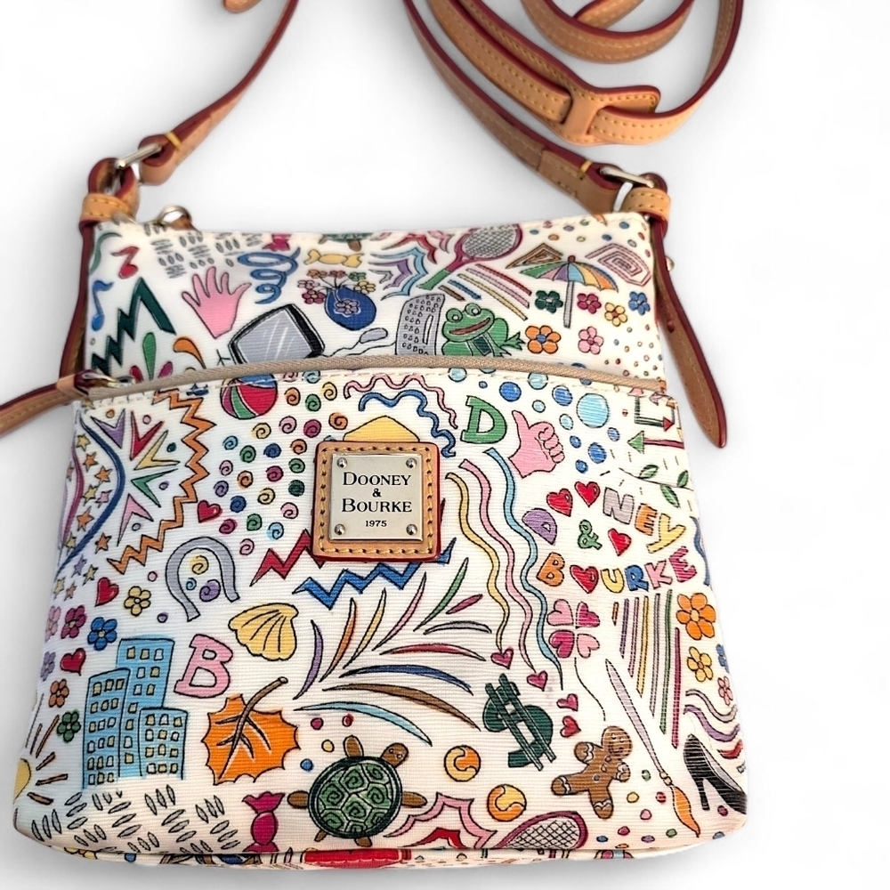 Dooney & Bourke Artist Series Doodle Crossbody Bag - Picture 4 of 15